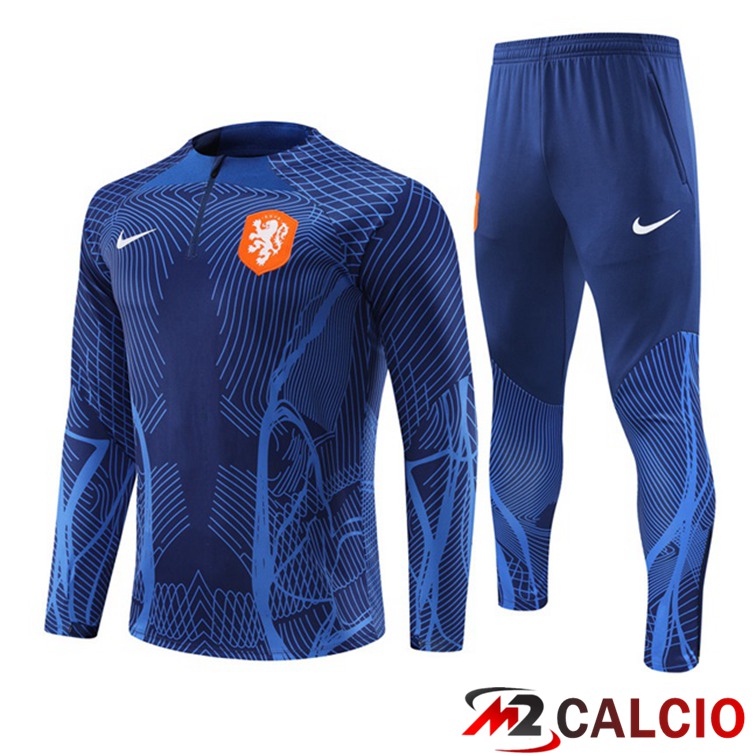 Tuta Calcio Paesi Bassi Blu Royal 2022/2023