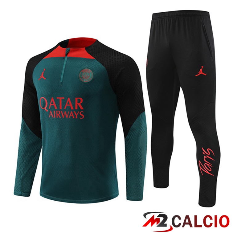 Tuta Calcio Paris PSG Verde 2022/2023