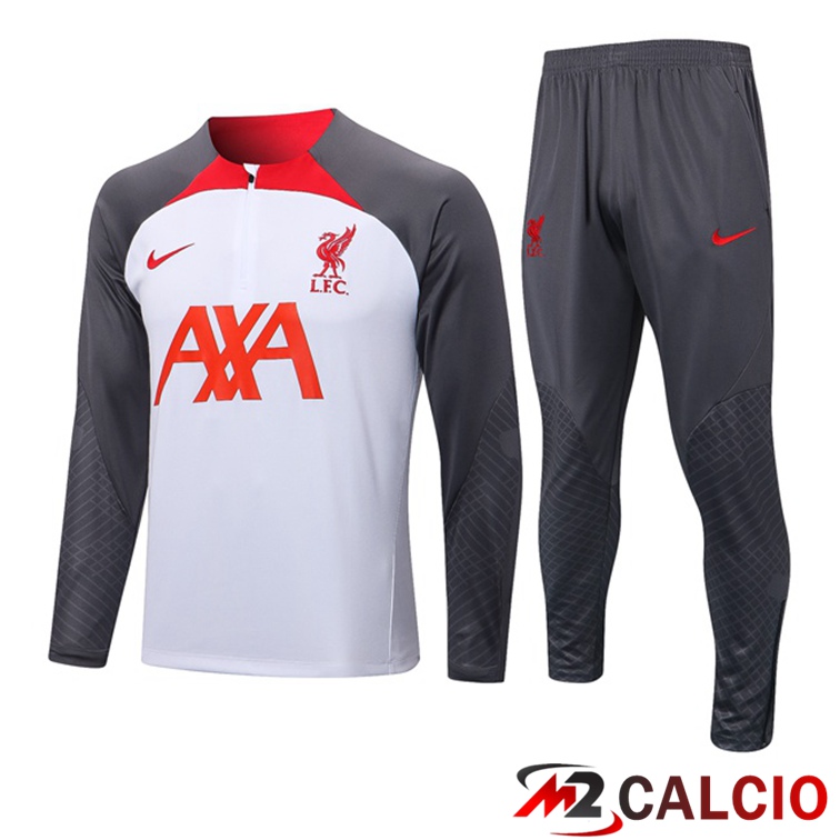 Tuta Calcio FC Liverpool Bianco Grigio 2022/2023