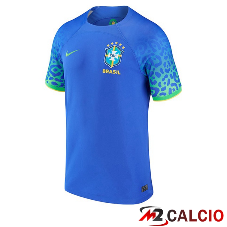 Maglie Calcio Brasile Donna Seconda Blu 2022/2023
