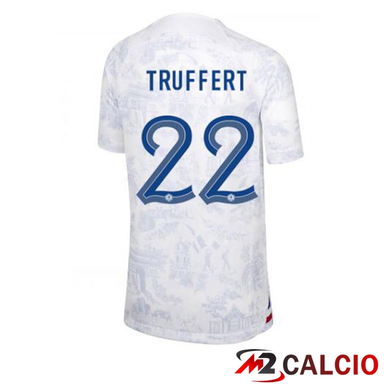 Maglie Calcio Francia (TRUFFERT 22) Seconda Bianco Coppa Del Mondo 2022