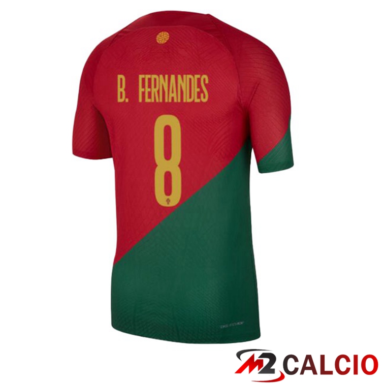 Maglie Calcio Portogallo (J. MOUTINHO 8) Prima Rosso Verde Coppa Del Mondo 2022