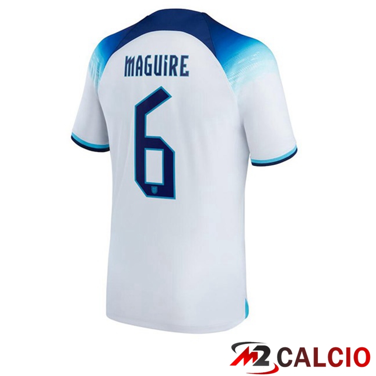Maglie Calcio Inghilterra (MAGUIRE 6) Prima Bianco 2022/2023