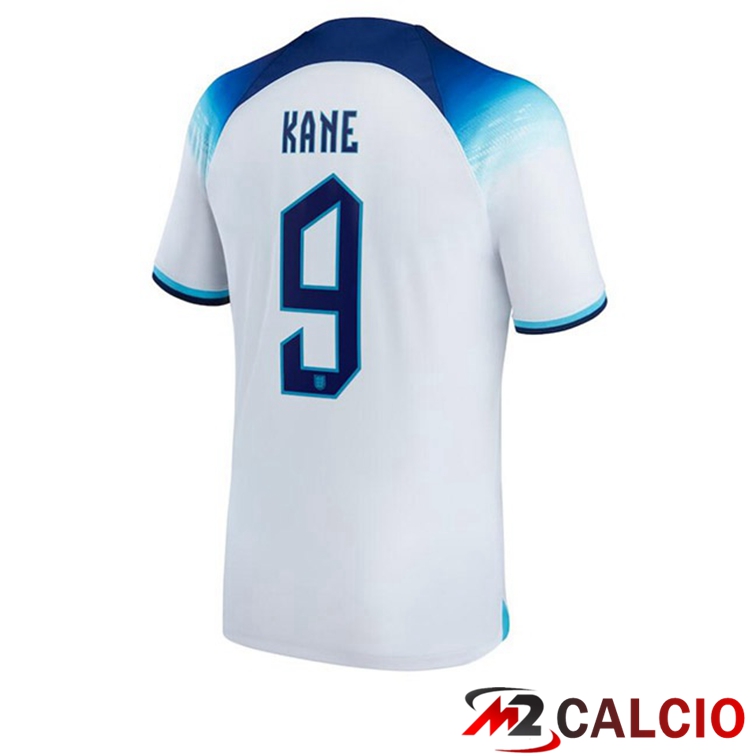 Maglie Calcio Inghilterra (KANE 9) Prima Bianco 2022/2023
