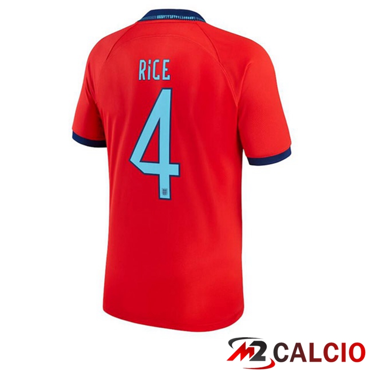 Maglie Calcio Inghilterra (RICE 4) Seconda Rosso 2022/2023