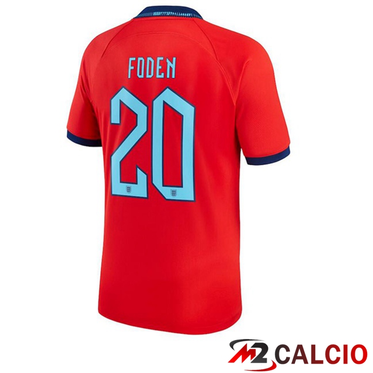 Maglie Calcio Inghilterra (FODEN 20) Seconda Rosso 2022/2023