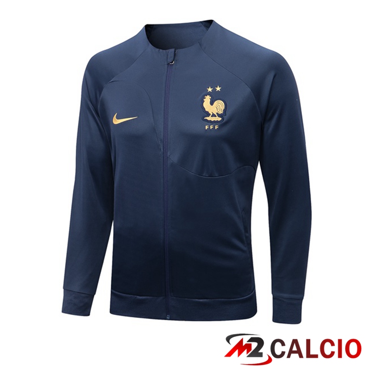 Giacca Calcio Francia Blu Royal 2022/2023