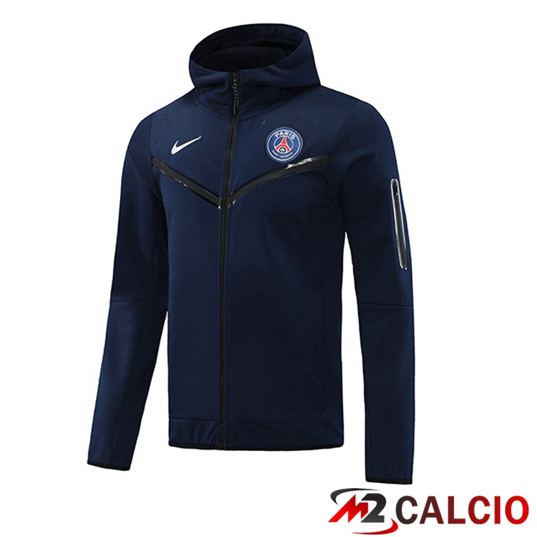 Giacca Con Cappuccio Paris PSG Blu Royal 2022/2023