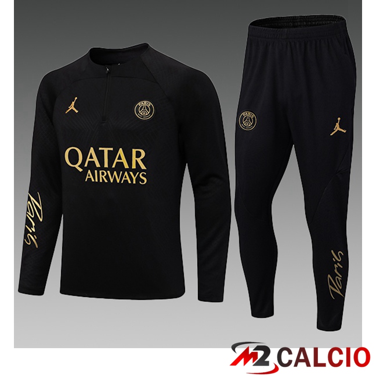 Tuta Calcio Paris PSG Bambino Nero 2022/2023