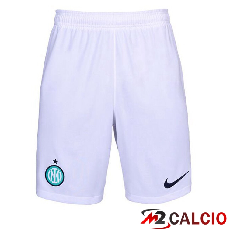 Pantaloncini Calcio Inter Milan Seconda Bianco 2022/2023