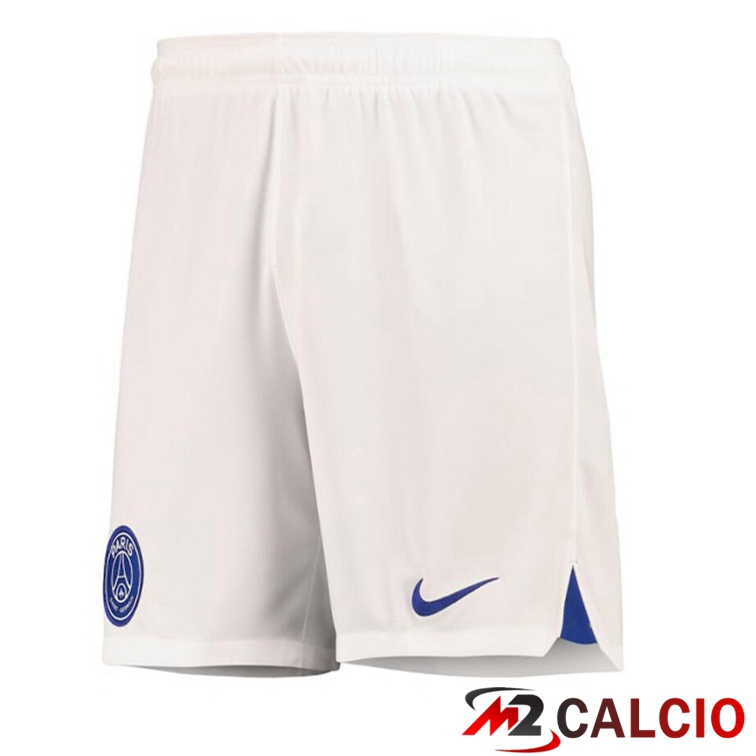 Pantaloncini Calcio Paris PSG Terza Bianco 2022/2023