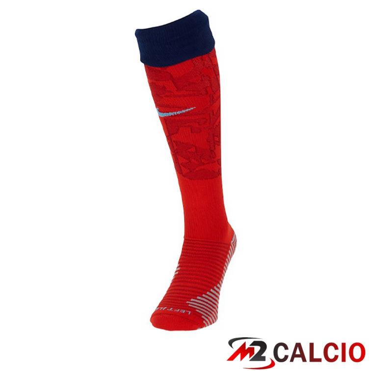 Calzini Calcio Inghilterra Seconda Rosso 2022/2023