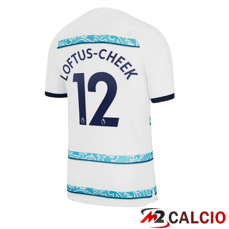 Maglie Calcio FC Chelsea (LOFTUS-CHEEK 12) Seconda Bianco 2022/2023