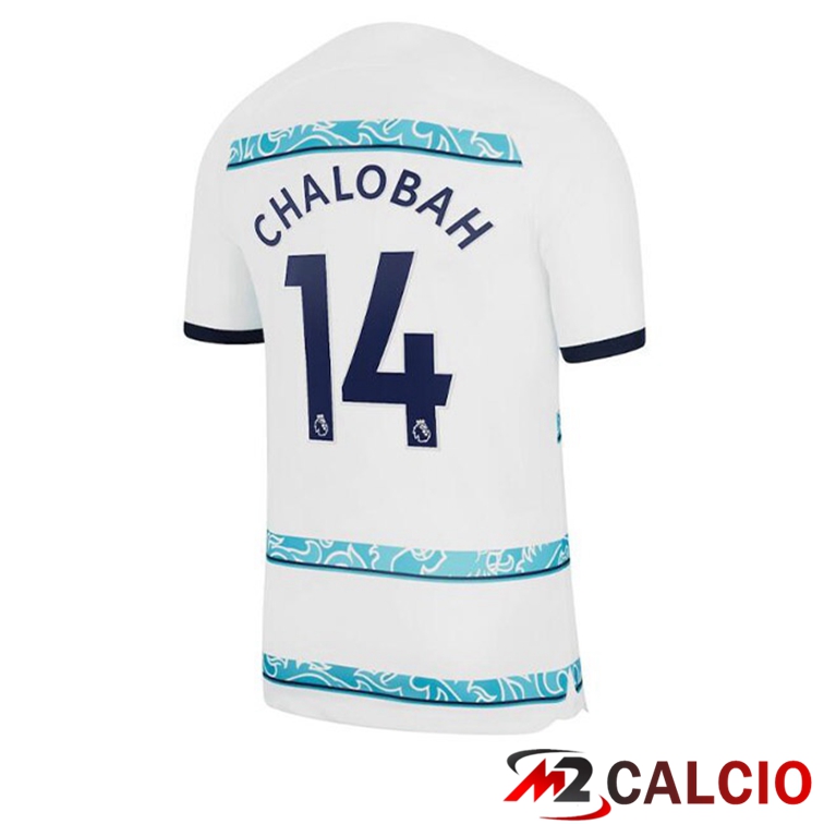 Maglie Calcio FC Chelsea (CHALOBAH 14) Seconda Bianco 2022/2023