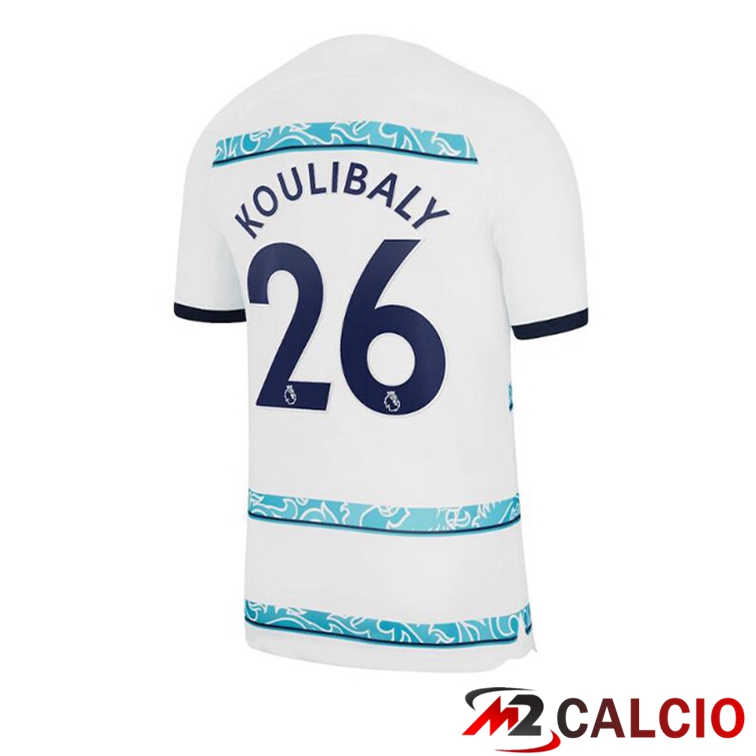 Maglie Calcio FC Chelsea (KOULIBALY 26) Seconda Bianco 2022/2023