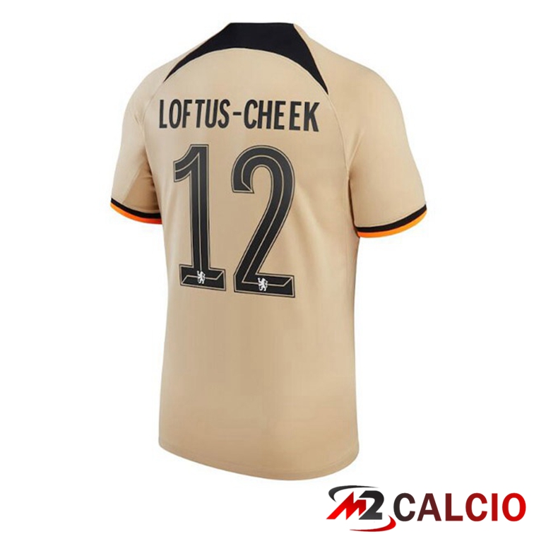 Maglie Calcio FC Chelsea (LOFTUS-CHEEK 12) Terza Marrone 2022/2023