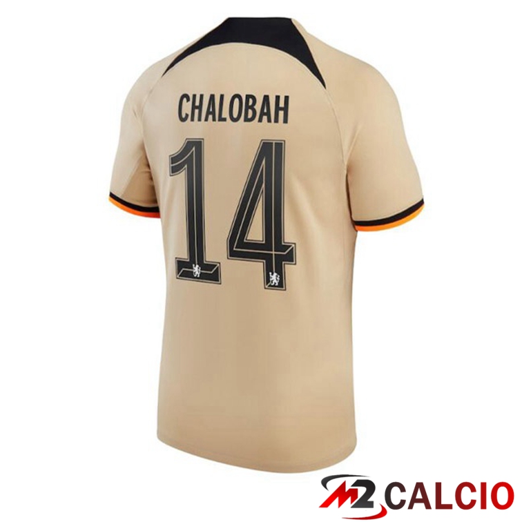 Maglie Calcio FC Chelsea (CHALOBAH 14) Terza Marrone 2022/2023