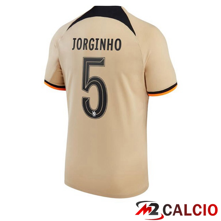 Maglie Calcio FC Chelsea (JORGINHO 5) Terza Marrone 2022/2023