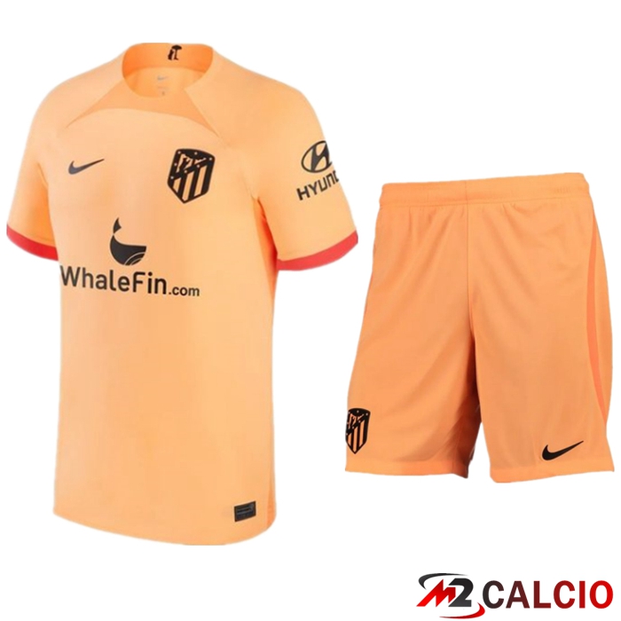Insieme Maglie Calcio Atletico Madrid Terza + Pantaloncini 2022/2023