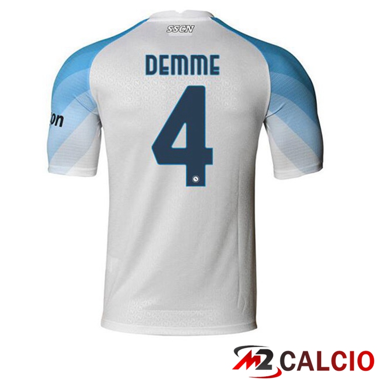 Maglie Calcio SSC Napoli (Demme 4) Prima Bianco 2022/2023