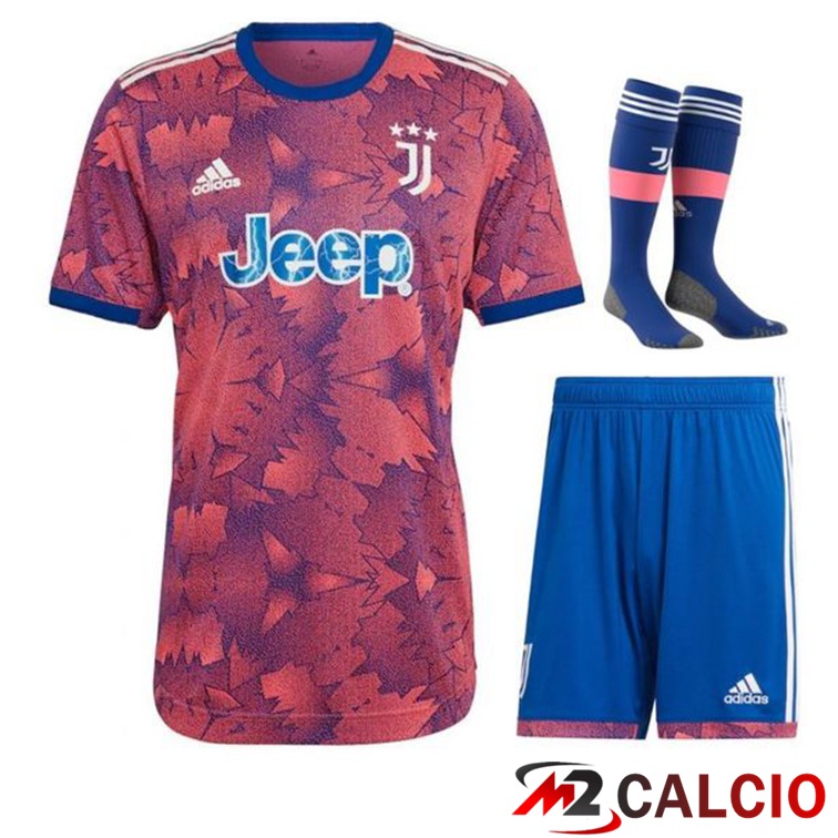 Insieme Maglie Calcio Juventus Terza (Pantaloncini + Calzini) 2022/2023