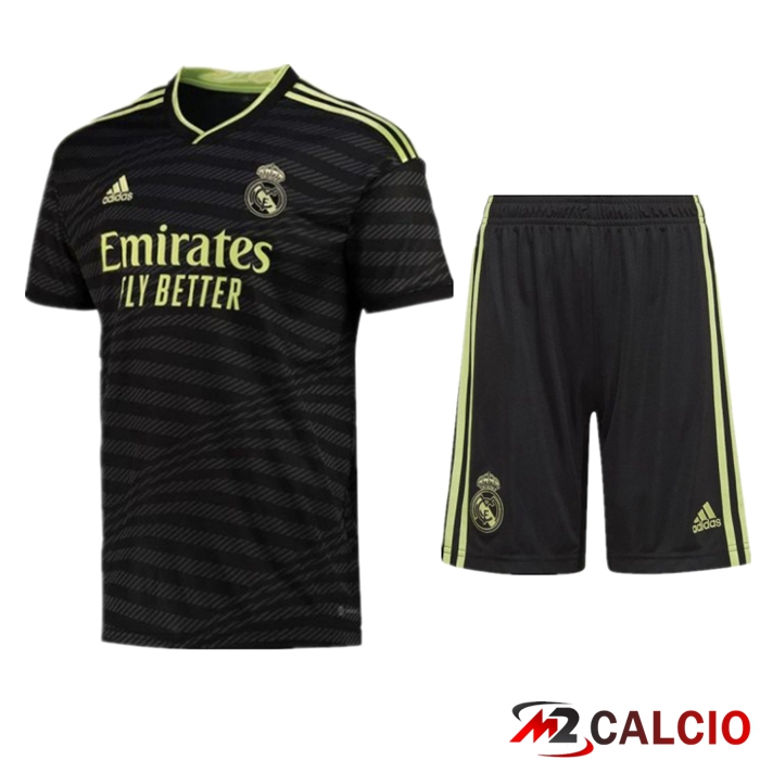 Insieme Maglie Calcio Real Madrid Terza + Pantaloncini 2022/2023