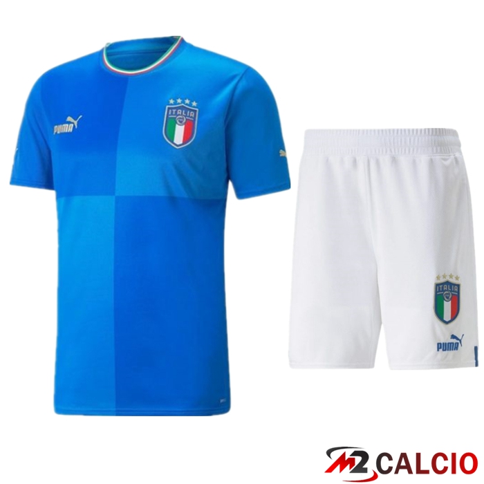 Insieme Maglie Calcio Italia Prima + Pantaloncini 2022/2023