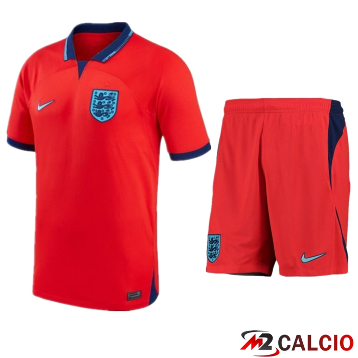 Insieme Maglie Calcio Inghilterra Seconda + Pantaloncini 2022/2023