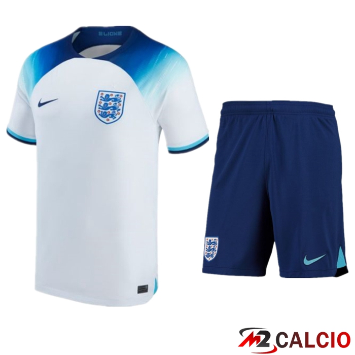 Insieme Maglie Calcio Inghilterra Prima + Pantaloncini 2022/2023