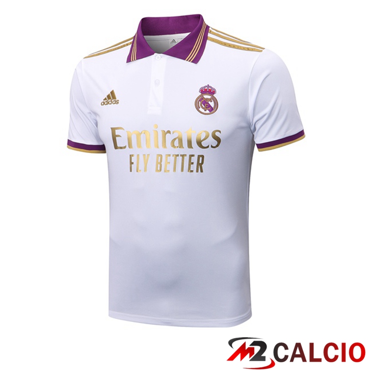 Maglia Polo Real Madrid Bianco 2022/2023