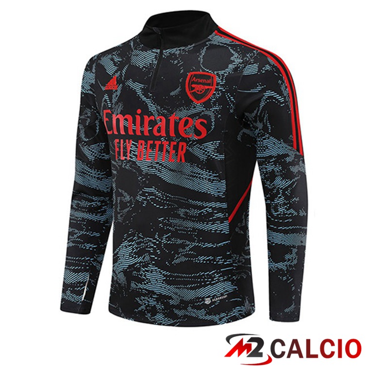Felpa Allenamento Arsenal Blu Rosso 2022/2023