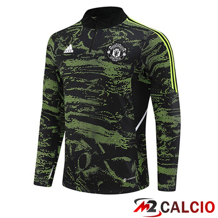 Felpa Allenamento Manchester United Verde 2022/2023
