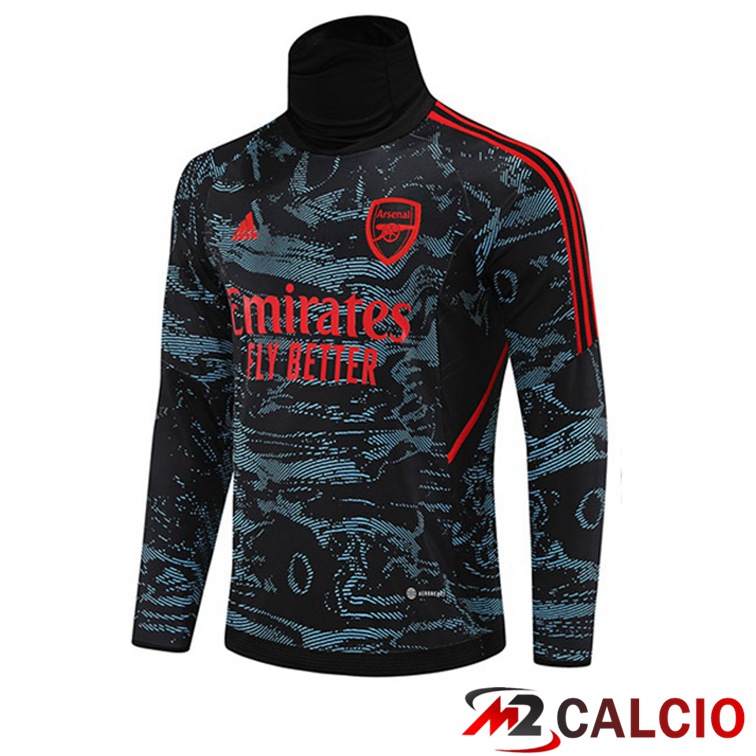 Felpa Allenamento Arsenal Collo alto Blu Rosso 2022/2023