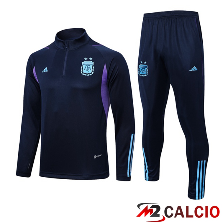 Insieme Tuta Calcio Argentina Blu Reale 2022/2023