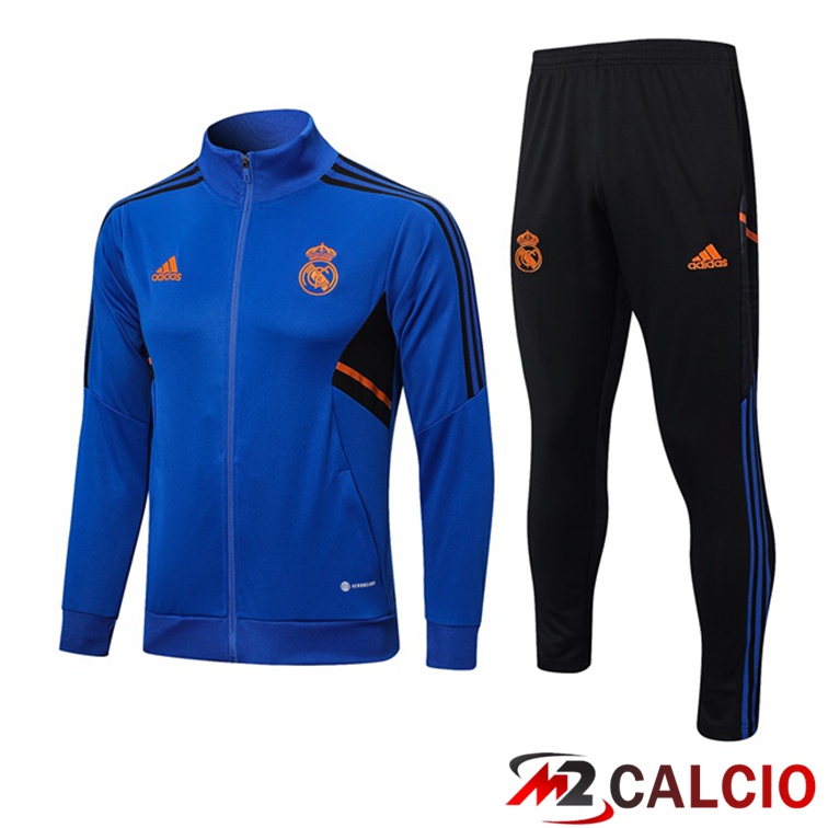 Insieme Tuta Calcio - Giacca Real Madrid Blu 2022/2023