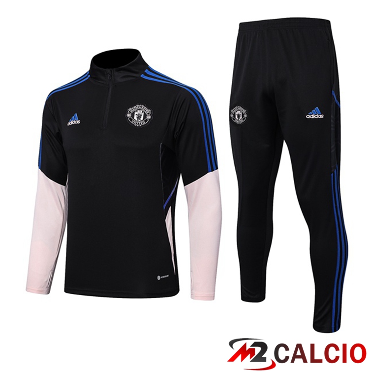 Insieme Tuta Calcio Manchester United Nero 2022/2023