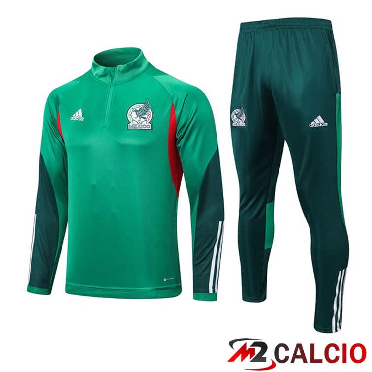 Insieme Tuta Calcio Messico Verde 2022/2023