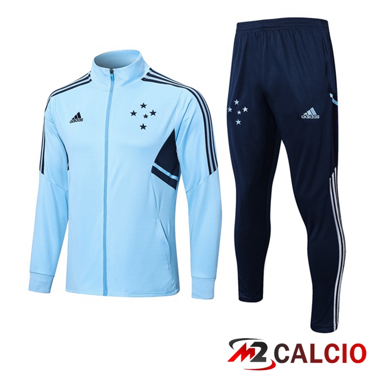 Insieme Tuta Calcio - Giacca Cruzeiro EC Blu 2022/2023