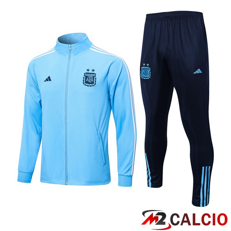 Insieme Tuta Calcio - Giacca Argentina Blu 2022/2023