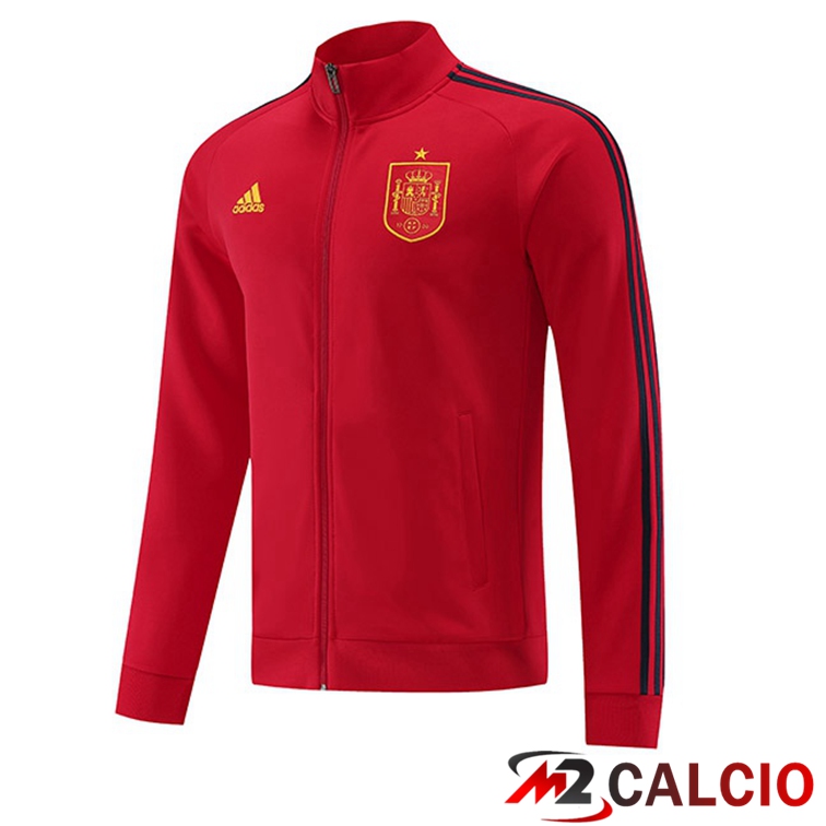 Giacca Calcio Spagna Rosso 2022/2023
