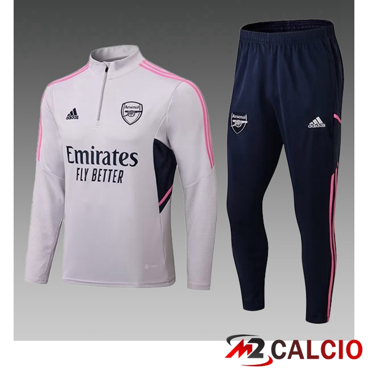 Insieme Tuta Calcio Arsenal Bambino Bianco 2022/2023