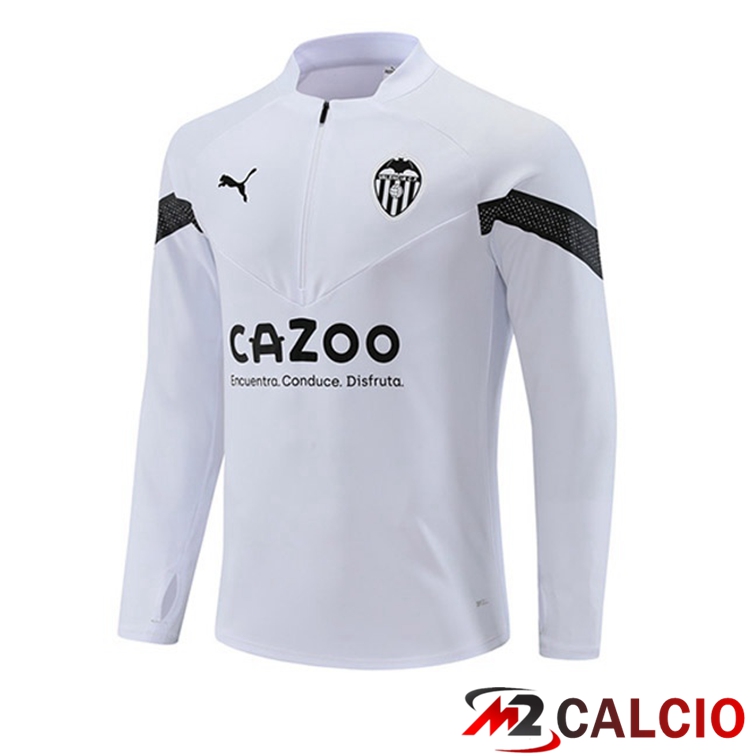 Felpa Allenamento Valencia CF Bianco 2022/2023