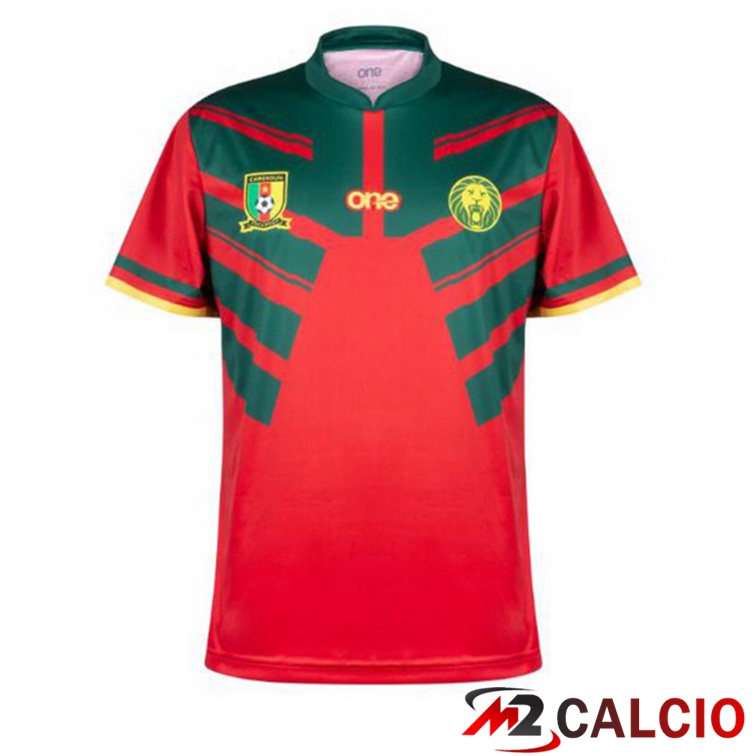 Maglie Calcio Camerun Terza Rosso Verde 2022/2023