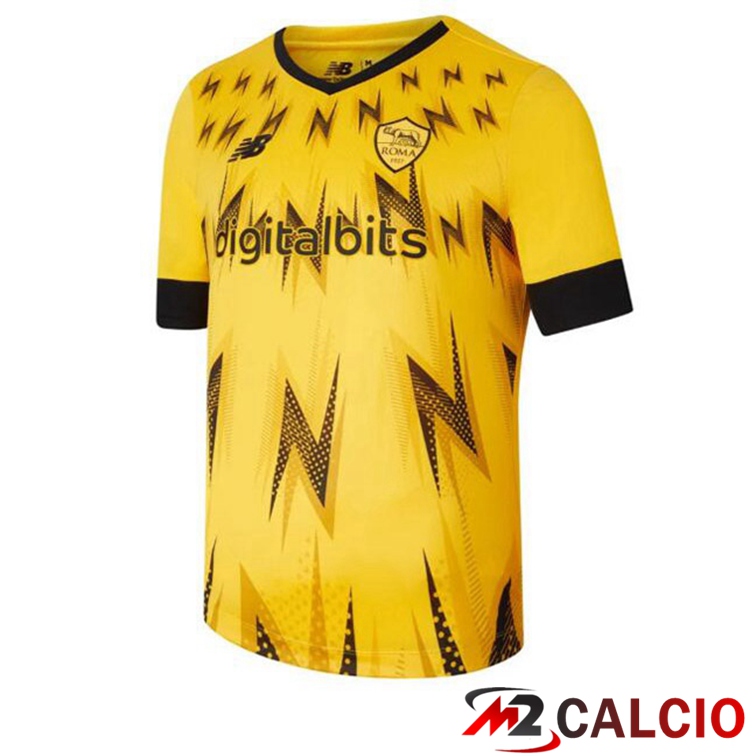 Maglie Calcio AS Roma Giallo 2022/2023