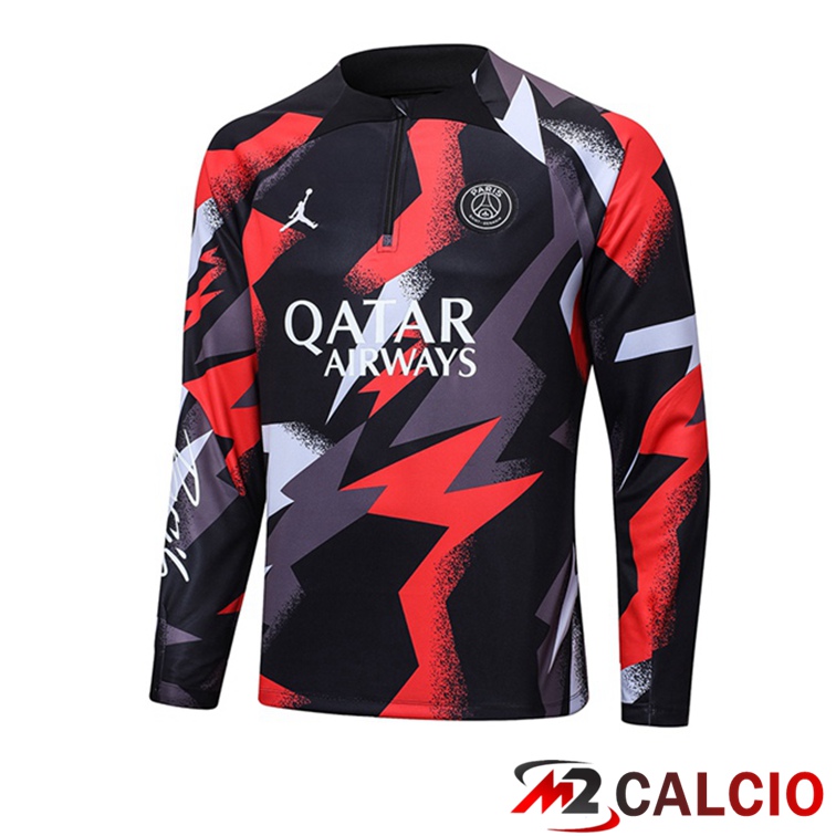 Felpa Allenamento FC Barcellona Rosso Grigio 2022/2023