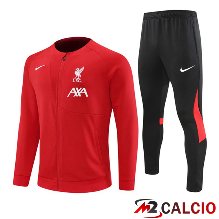 Insieme Tuta Calcio - Giacca FC Liverpool Rosso 2022/2023