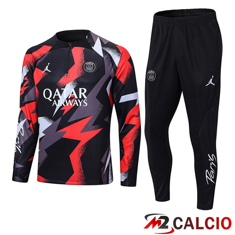 Insieme Tuta Calcio FC Barcellona Rosso Grigio 2022/2023
