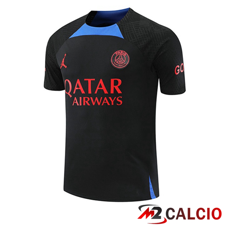 T Shirt Allenamento Paris PSG Nero 2022/2023