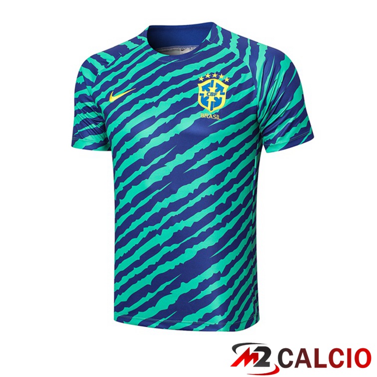 T Shirt Allenamento Brasile Verde 2022/2023