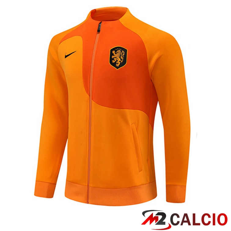 Giacca Calcio Paesi Bassi Arancia 2022/2023